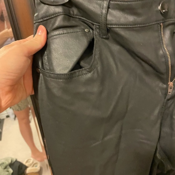 RW CO. Faux leather jeans (straight, skinny leg) new with tags - Picture 4 of 4